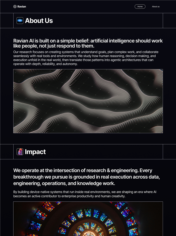 Ravian AI — Web de marketing